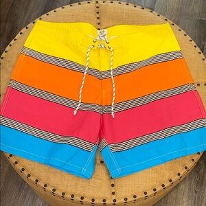 THE TOURIST by BURKMAN BROS. Colorful Men's Swim Shorts